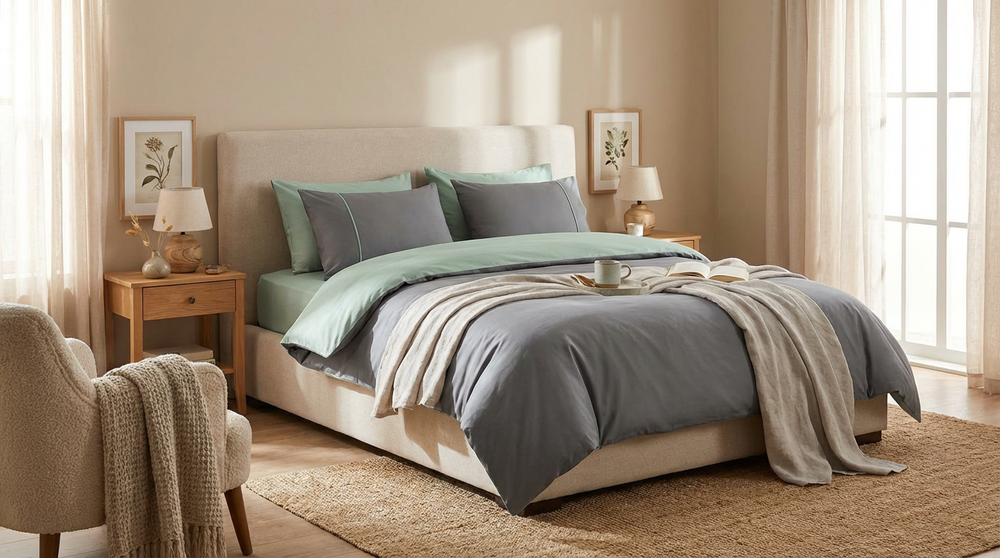 КПБ MAJOLİ Double Face BABİL евро под. 200*220, прост. 240*260, нав. 50-70-2шт.