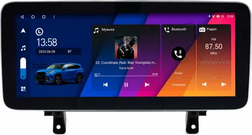 Магнитола для Opel Astra H (вместо бортовика) - Canbox H-Line 1920 монитор 12.3" QLED в стиле MERCEDES на Android 10, Быстрая, ТОП-процессор, CarPlay, 4G SIM-слот