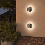Уличный настенный светодиодный светильник Arte Lamp HASSALEH A3370AL-1BK