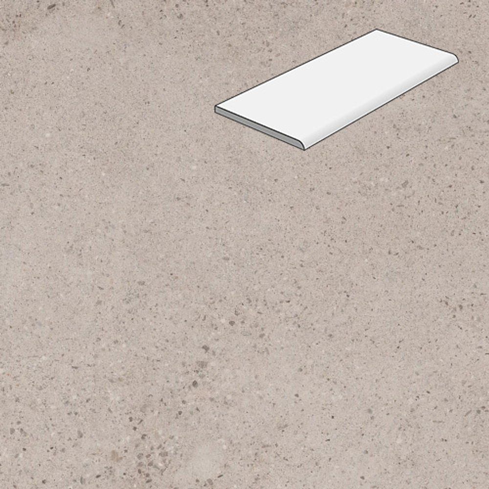 Ступень с фаской Lifebrick Concrete Light 600x330x20