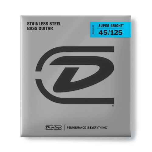 Dunlop DBSBS45125 Super Bright Steel струны для бас-гитары