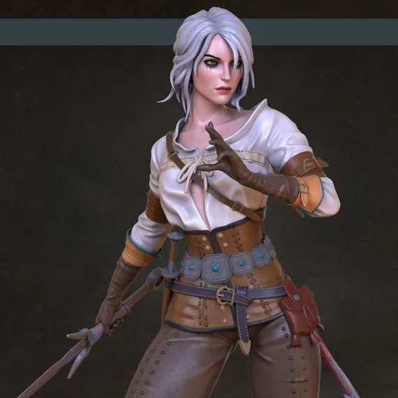 Ciri topless ver. - The Witcher