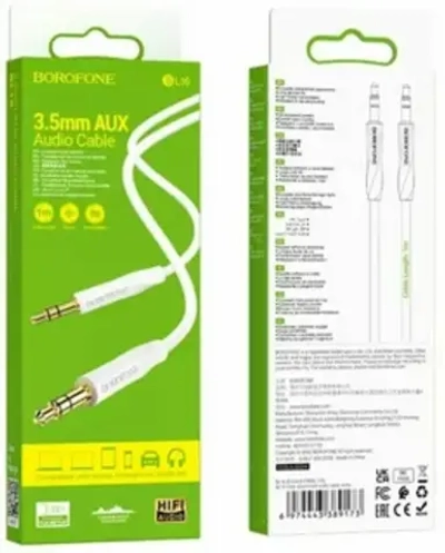 Аудио кабель AUX Borofone BL16 (white)