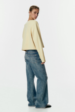 Короткий топ из интерлока - H&M
