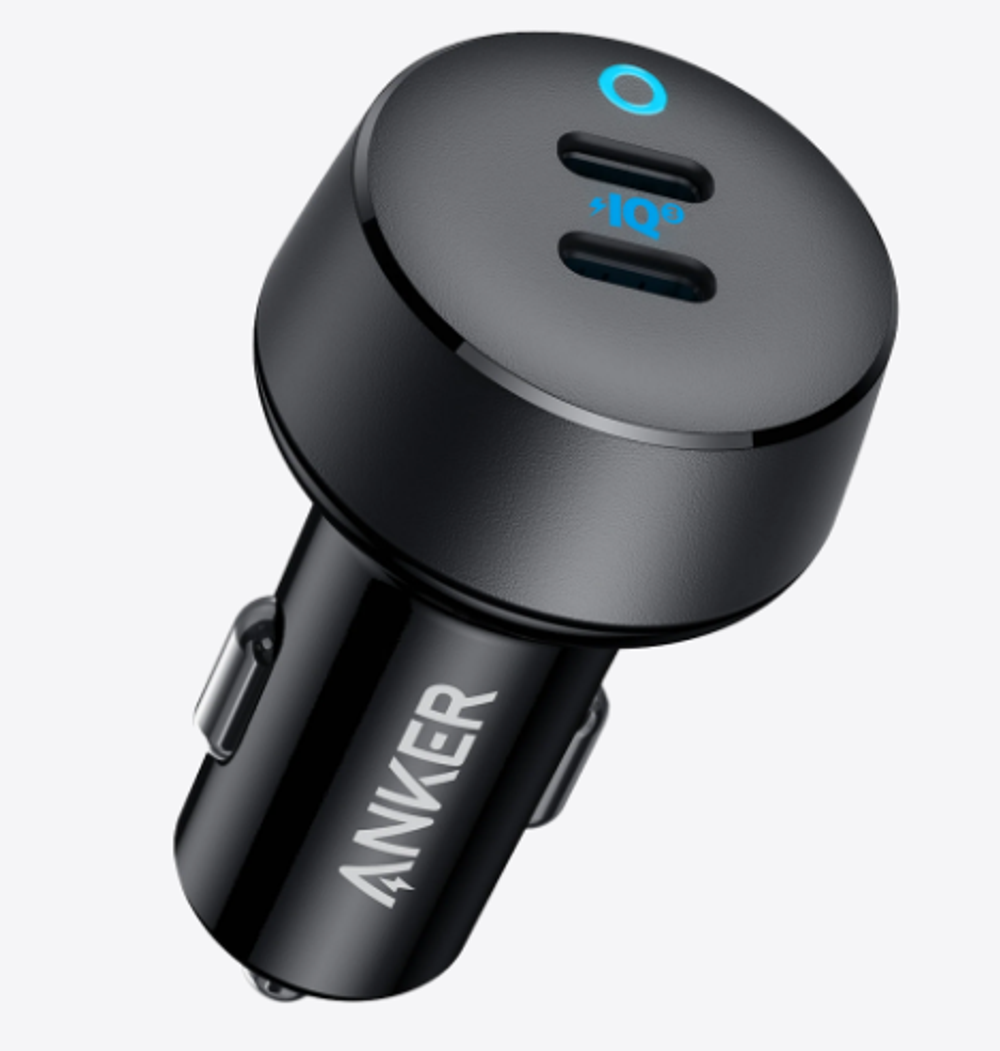 Автомобильное зар. устр. Anker (A2724613) PowerDrive III Duo 36W 2USB-C черное