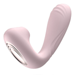 Розовый вибратор для точной стимуляции клитора и точки G Secwell Suction Vibrator Delight Come Alive SW1059