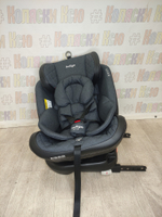 Автокресло детское Indigo Aero ST-3 Isofix группа 0/1/2/3 (0-36) т.серый лен