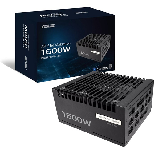 Блок питания ASUS 1600W PRO-WS-1600P, модульный, PCIe 5.0, 80 PLUS Platinum (90YE00Z2-B0NA00)