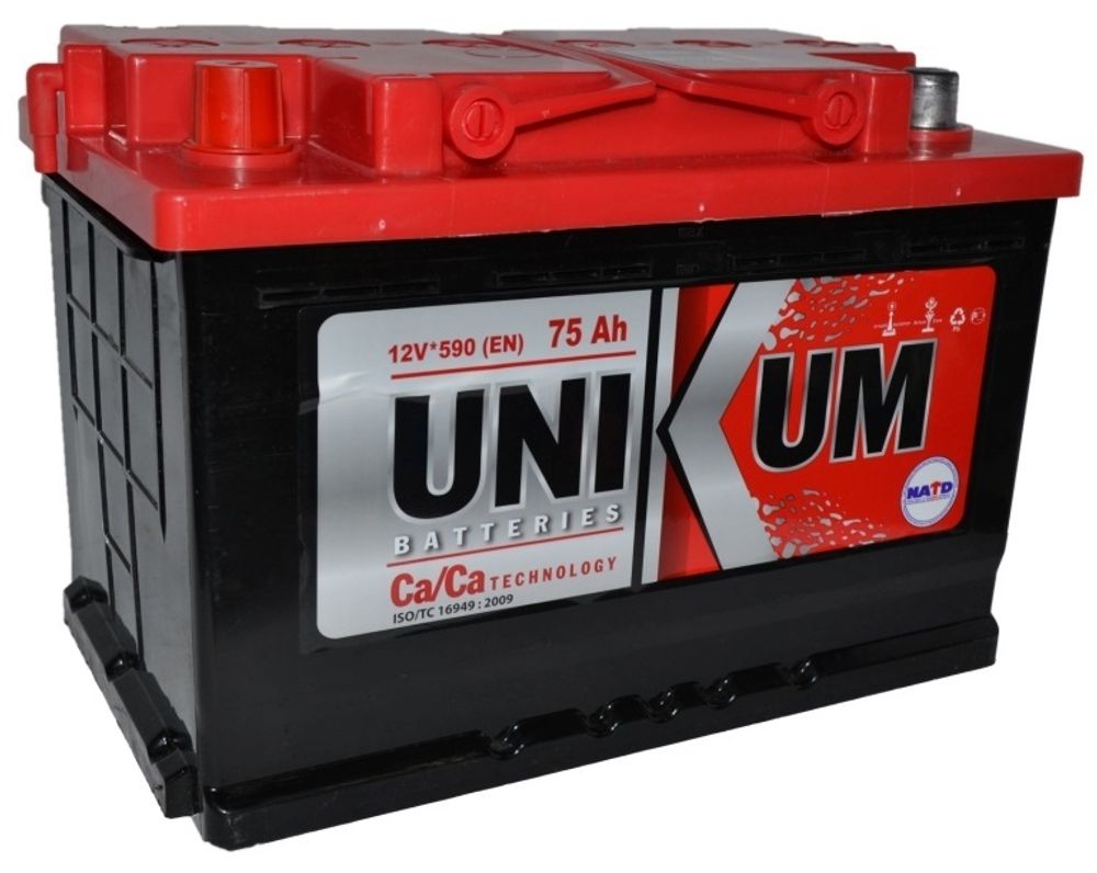 UNIKUM 6СТ- 75 аккумулятор UNIKUM 6СТ- 75 аккумулятор