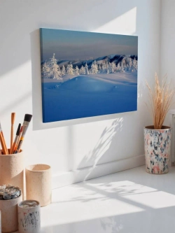 Картина на стену 40 X 50 Зимний пейзаж