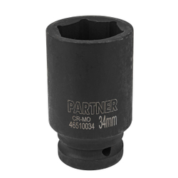 Головка ударная глубокая 34мм (6гр),3/4'' Partner PA-46510034