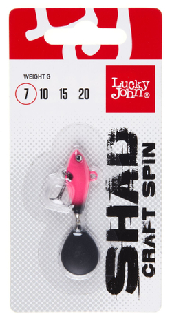 Тейл-спиннер Lucky John SHAD CRAFT SPIN 7г, цвет 021