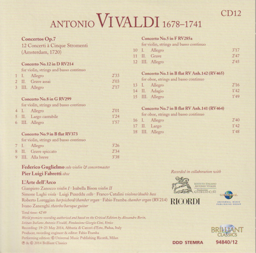 Antonio Vivaldi / Vivaldi Edition (66CD)