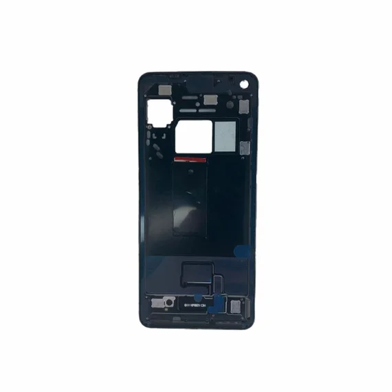 Средняя часть корпуса (рамка) для OnePlus 9R черная (Carbon Black)