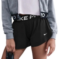 Шорты для девочки теннисные Nike Kids Pro Dri-Fit 2in1 - black/black/white