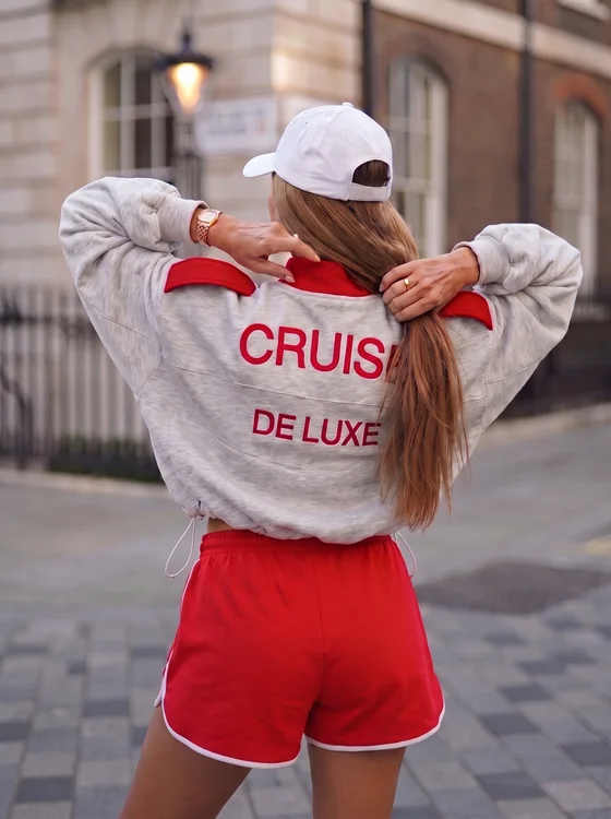 Шорты с кантом «Cruise de Luxe» красные
