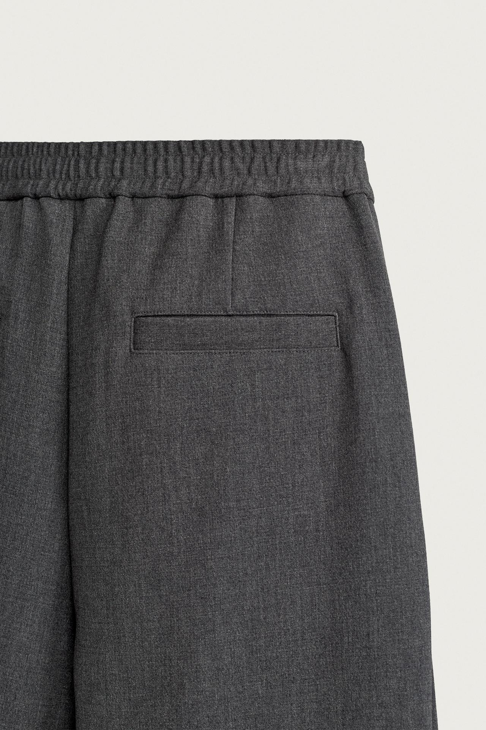 ZARA БРЮКИ COMFORT RELAXED FIT, СЕРЫЙ МЕЛАНЖ