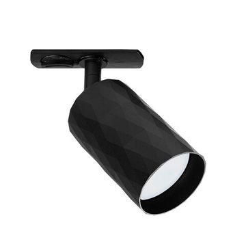 Трековый светильник для однофазного шинопровода GU10 A5560PL-1BK чёрный Fang Arte lamp