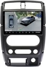 Магнитола для Suzuki Jimny 3 2005-2018 - Teyes CC3-2K-360 на Android 10, Быстрая, 2K QLED, CarPlay, 4G SIM-слот, 4 камеры в комплекте