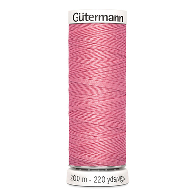 01 Нить Sew-All 100/200 м для всех материалов, 100% полиэстер Gutermann 748277 (889 нежно-розовый)