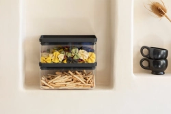 Brabantia Контейнер Tasty 22x11.2x10.6cm 1.5l темно-серый EAN 8710755229923