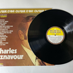 Винтажная виниловая пластинка LP Шарль Азнавур Charles Aznavour Le Disque D'or De Charles Aznavour (Франция 1972)
