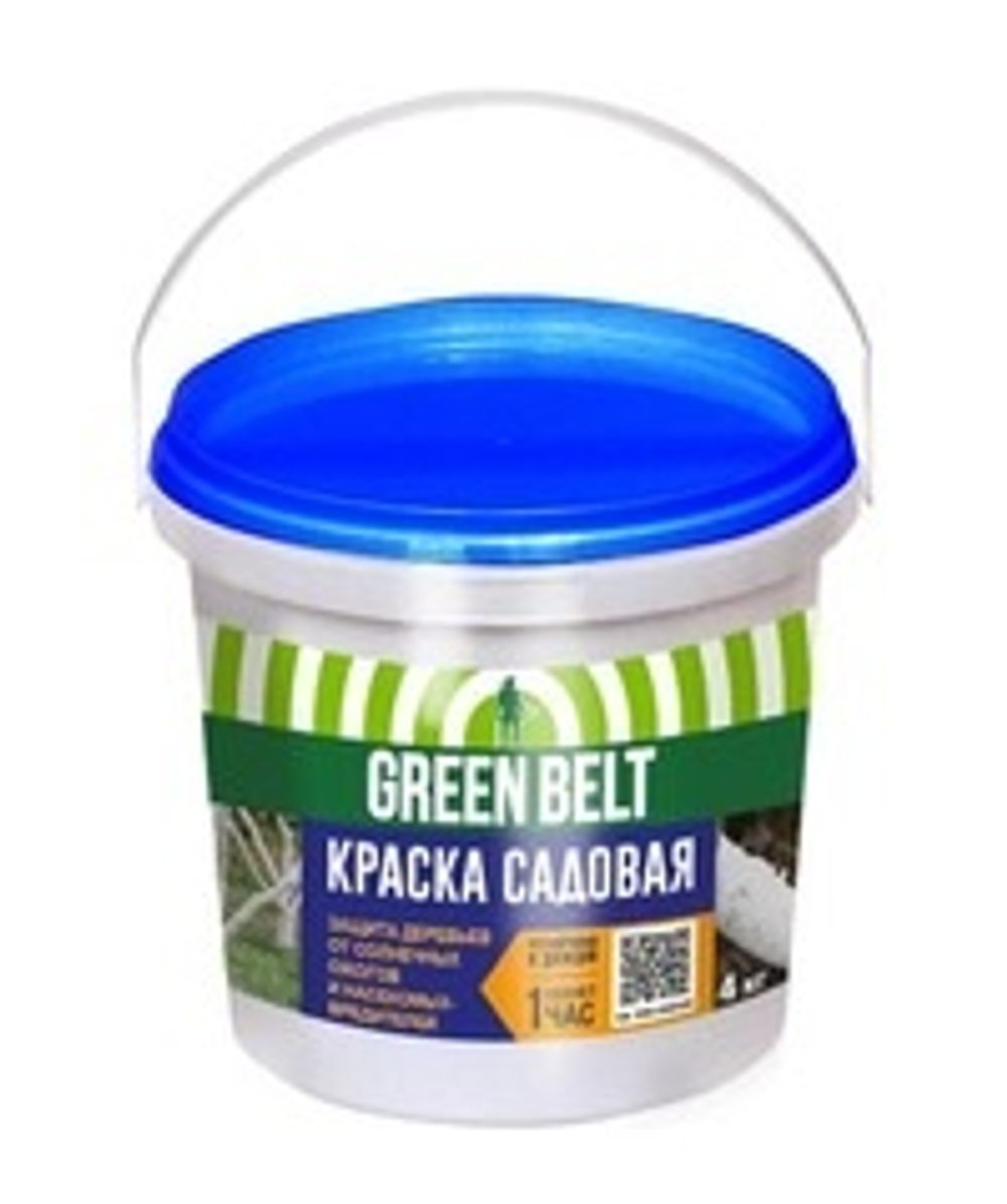 Краска акриловая садовая для деревьев GREEN BELT 4 кг