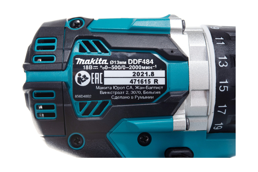 Аккумуляторная дрель-шуруповерт Makita DDF484Z
