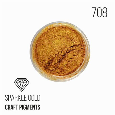 CraftPigments "Sparkle Gold", искрящееся золото, 25мл