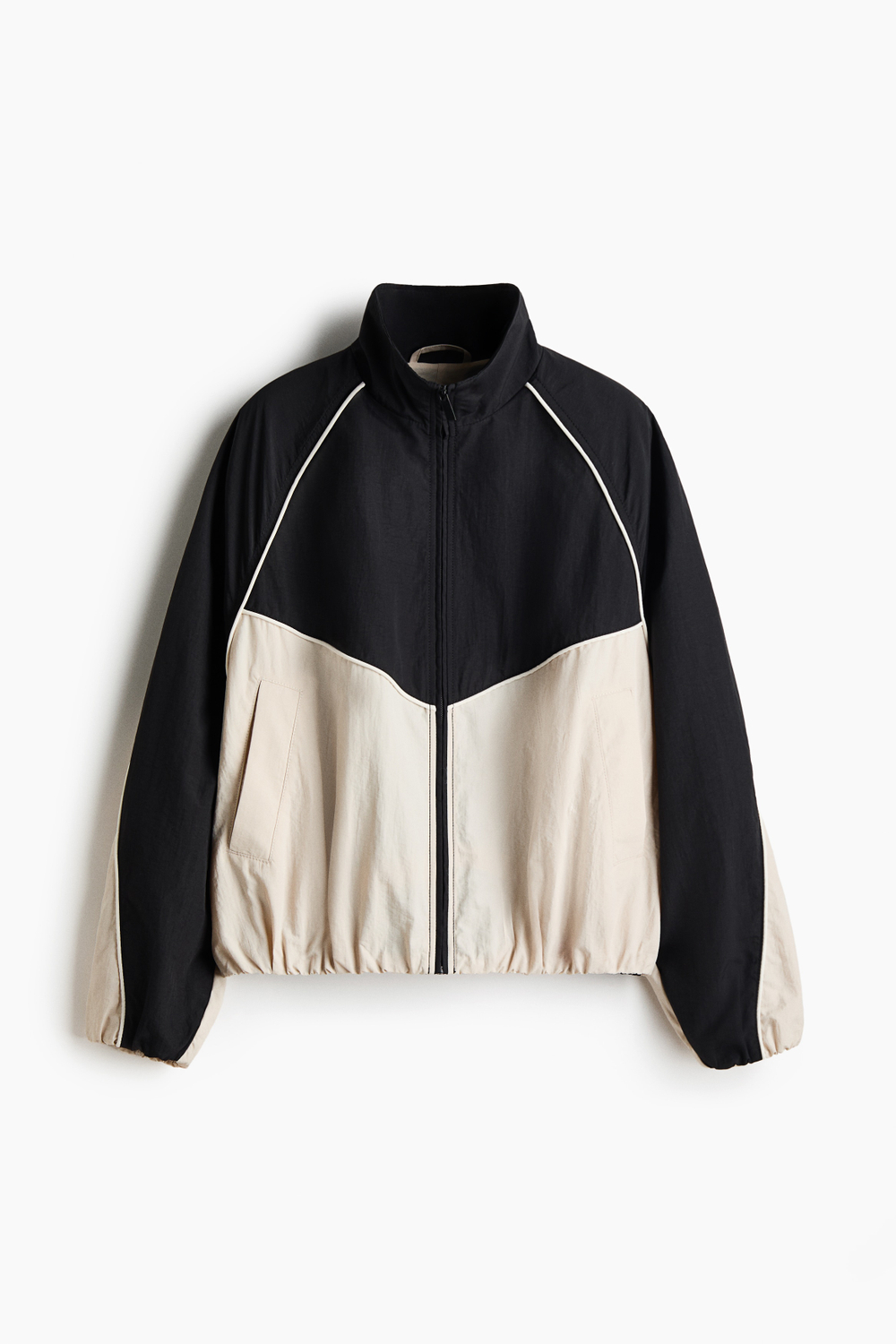 Спортивная куртка оверсайз из нейлона - H&M
