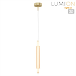 8259/15WCL LEDIO LN26 280 золото/амбер, металл/акрил/стекло Бра/подвес LED 15W 4000К 220V TRENDY