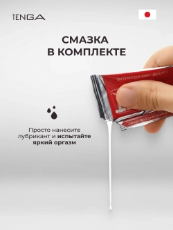 TENGA Мастурбатор Flip Zero с вибрацией черный