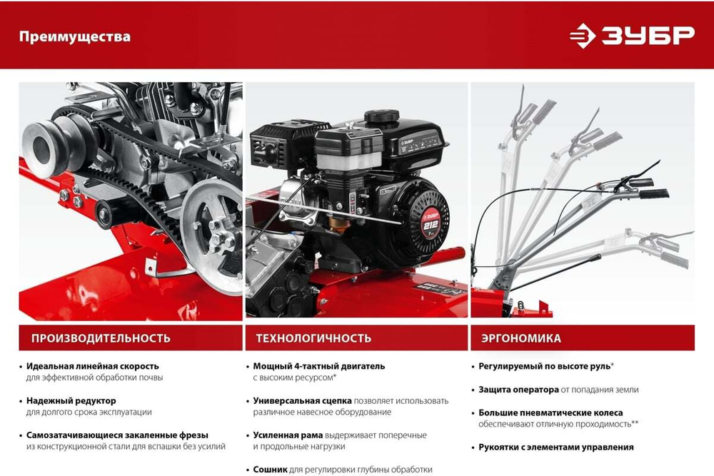 Бензиновый культиватор ЗУБР МКТ-200