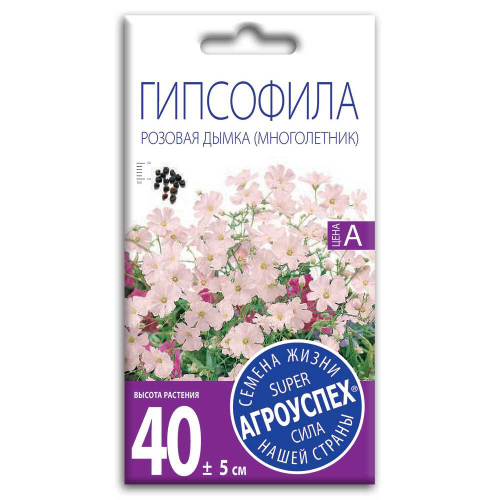 СЕМЕНА ГИПСОФИЛА РОЗОВАЯ ДЫМКА АГРОУСПЕХ 0,2Г