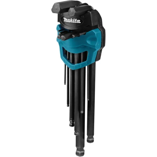 Набор шестигранных ключей, 9 шт., 1.5, 2, 2.5, 3, 4, 5, 6, 8, 10мм Makita B-65894
