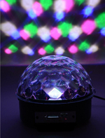 Светодиодный диско- шар MP3 Led Magic Ball Light с пультом управления, bluetooth