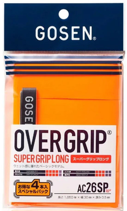 Теннисные намотки Gosen Super Grip 4P