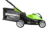 Газонокосилка аккумуляторная Greenworks  Арт. 2504707VB,  40V, 41 см, c 1хАКБ 4 Ач и ЗУ — фото 4