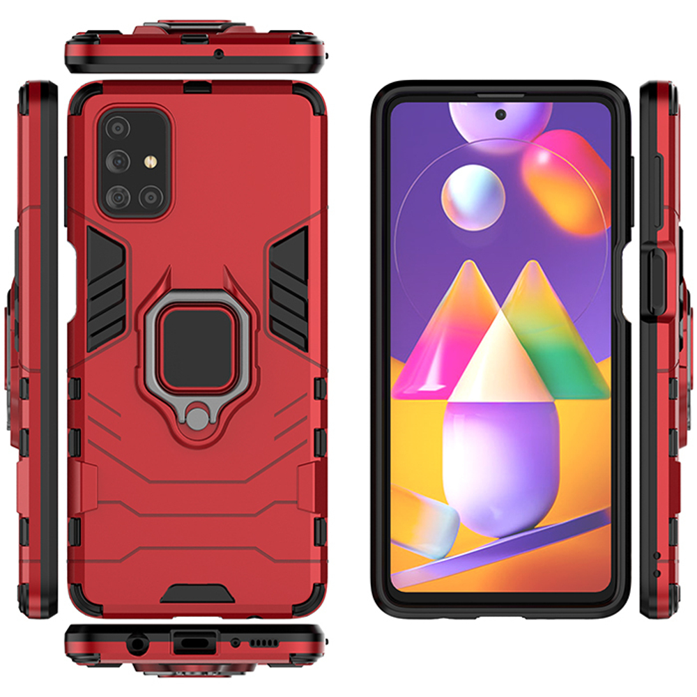 Противоударный чехол с кольцом Panther Case для Samsung Galaxy M31s