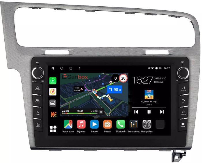 Магнитола для Volkswagen Golf 7 2012-2020 - Canbox 10-048 Android 10, Быстрая, CarPlay, 4G SIM-слот