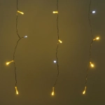 Гирлянда для дома БАХРОМА «Мерцание» ш1,5м* в40 см 48 ламп LED, прозрачн. провод, авторежим, IP-20, Теплый белый (белое мерцание)