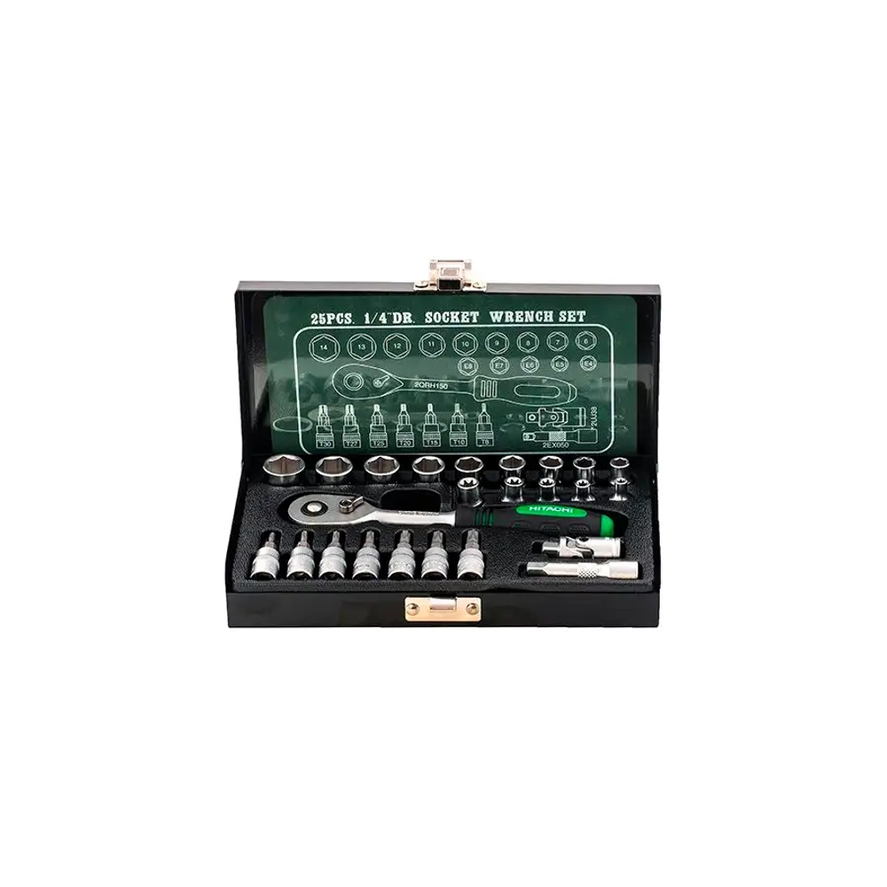 Набор инструмента 1/4" 25 предметов HIKOKI 774010