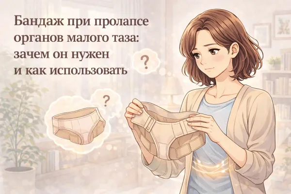 Бандаж при пролапсе органов малого таза: зачем он нужен и как использовать Бандаж при пролапсе органов малого таза: зачем он нужен и как использовать