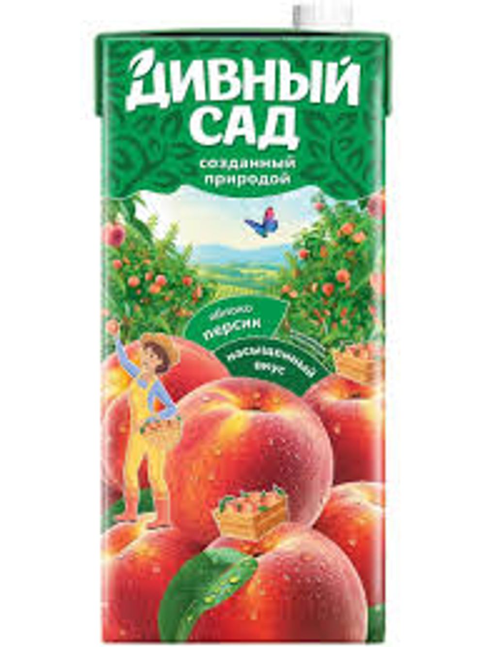 Нектар яблочно-персиковый Дивный сад (Slim HC) 1,93л.