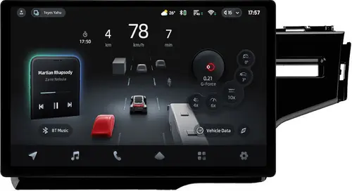 Магнитола для Honda Fit 3 2013-2020 (рамка 9) - Teyes CC4-PRO монитор 13" 2K QLED на Android 13, Быстрейшая, Snapdragon 778G, ИИ, CarPlay, DSP, 4G SIM-слот