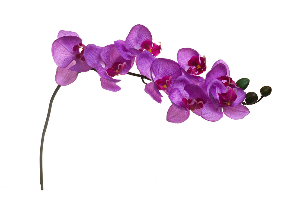 Искусственный цветок Орxидея лиловая 85см Garda Decor 8J-1219S0005