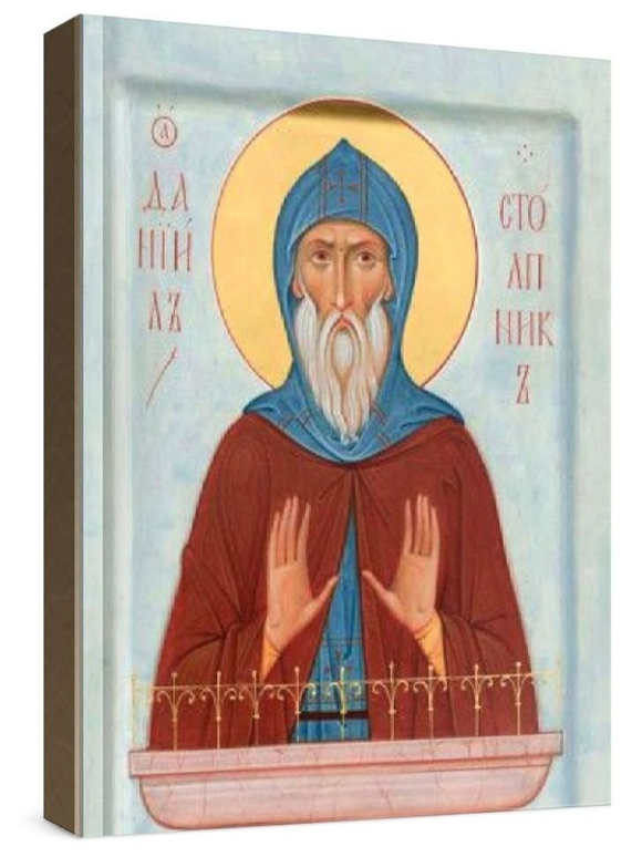 Даниил Столпник (рукописная икона)