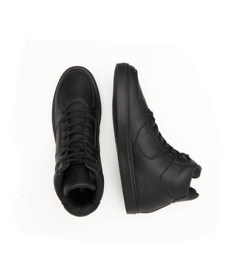 Кожаные кроссовки perlite Trussardi - черный(77A00470 9Y099998)