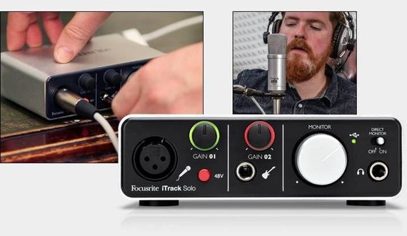 FOCUSRITE iTrack Studio (Lightning) студийный комплект