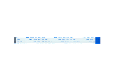 Шлейф 10 pin, 30 см, шаг 1 мм FFC, обратный Б